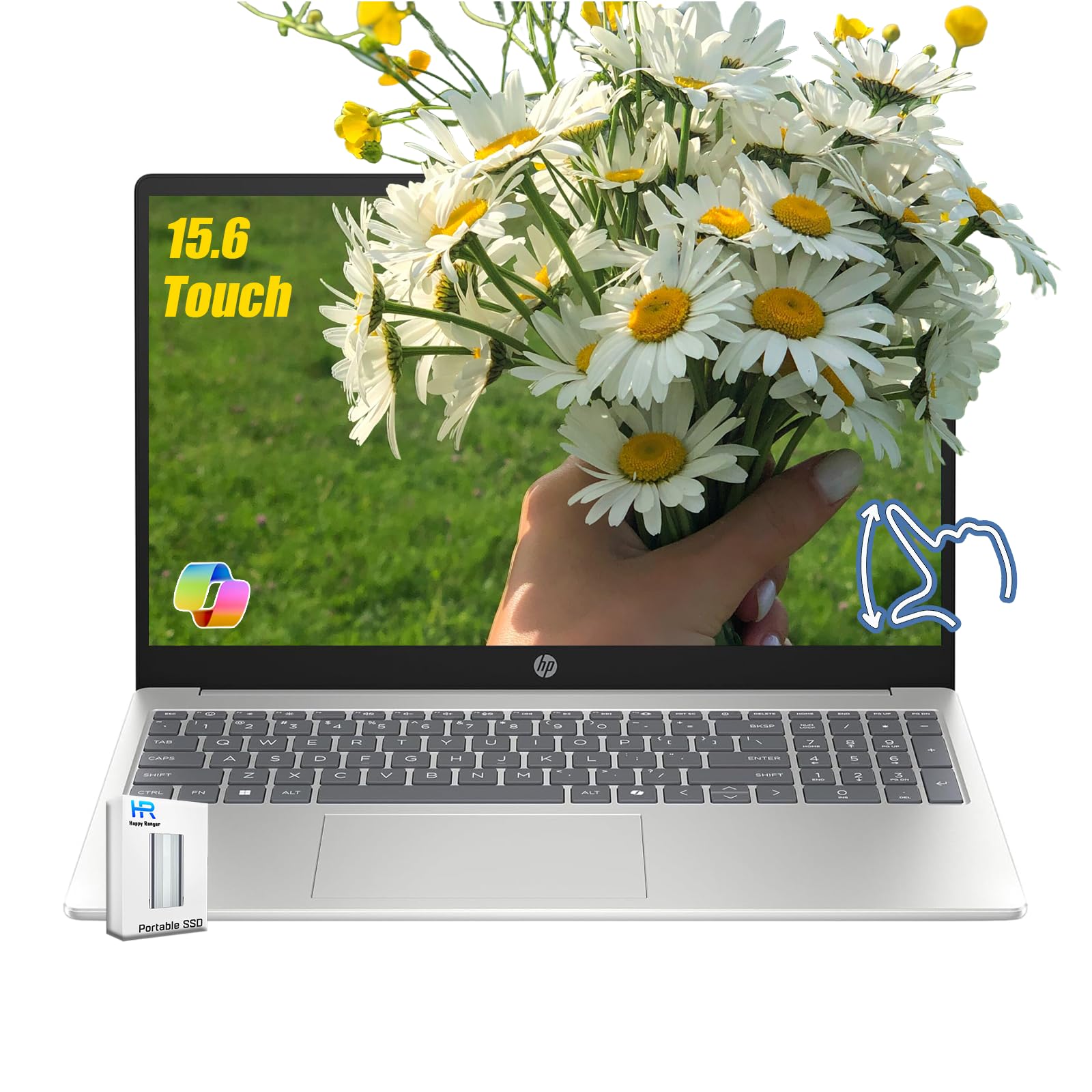 Amazon.co.jp: HP 15.6 HD タッチスクリーンノートパソコン AMD Ryzen